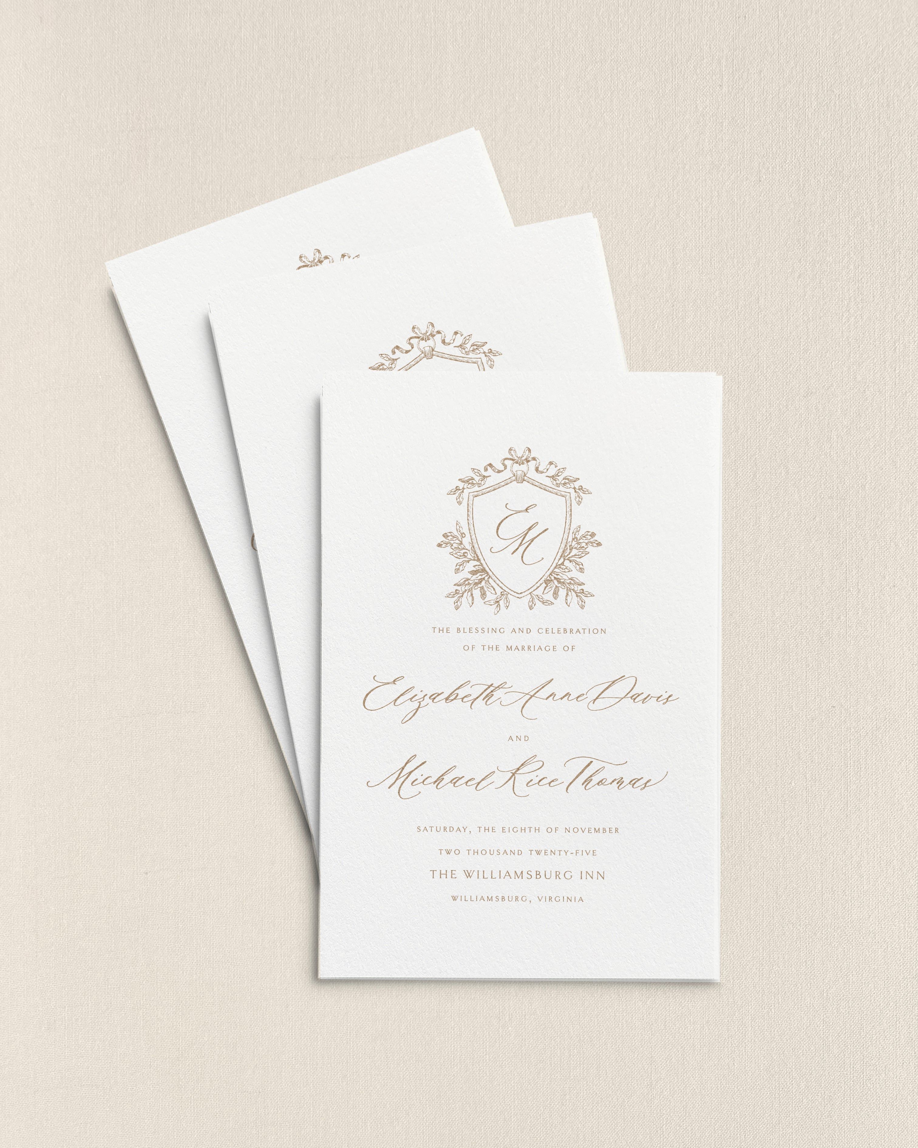 Folded Programm Folded Programs – Empress Stationery