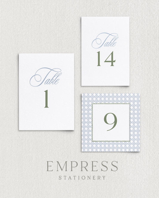 Eloise Table Numbers