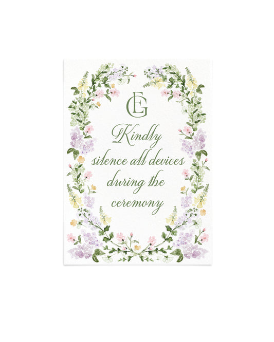 Emmeline 5 x 7 Signage