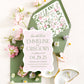 Pink and Green Emmeline Curated Save the Date