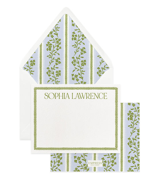Imperial Gardens Personalized Note Set