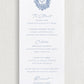 Ingrid Seated Dinner Menus