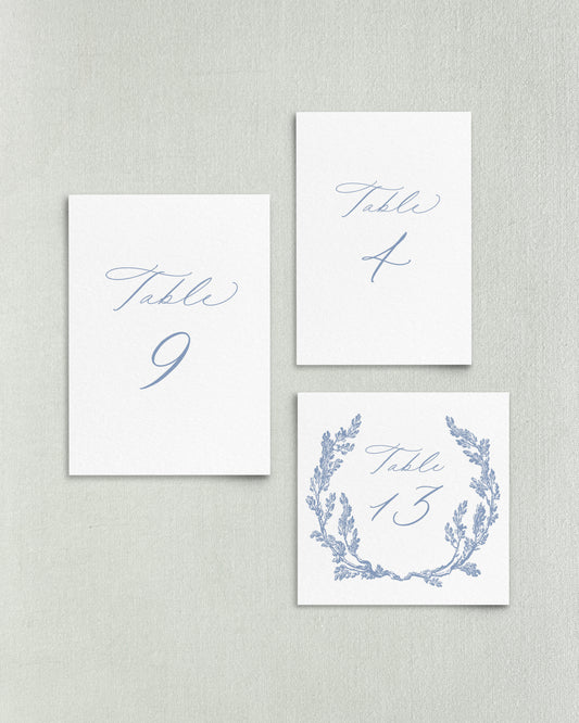 Ingrid Table Numbers