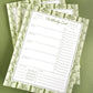 Bellflower Large Agenda Notepad