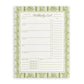 Bellflower Large Agenda Notepad