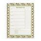 Pink Palms Large Agenda Notepad