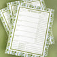 Imperial Gardens Large Agenda Notepad