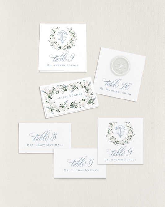 Louisa Escort and Place Cards