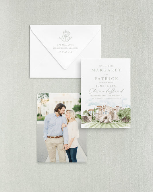 Margaret Watercolor Save the Date No. 1