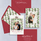 Newlywed Garland & Bow Christmas Card