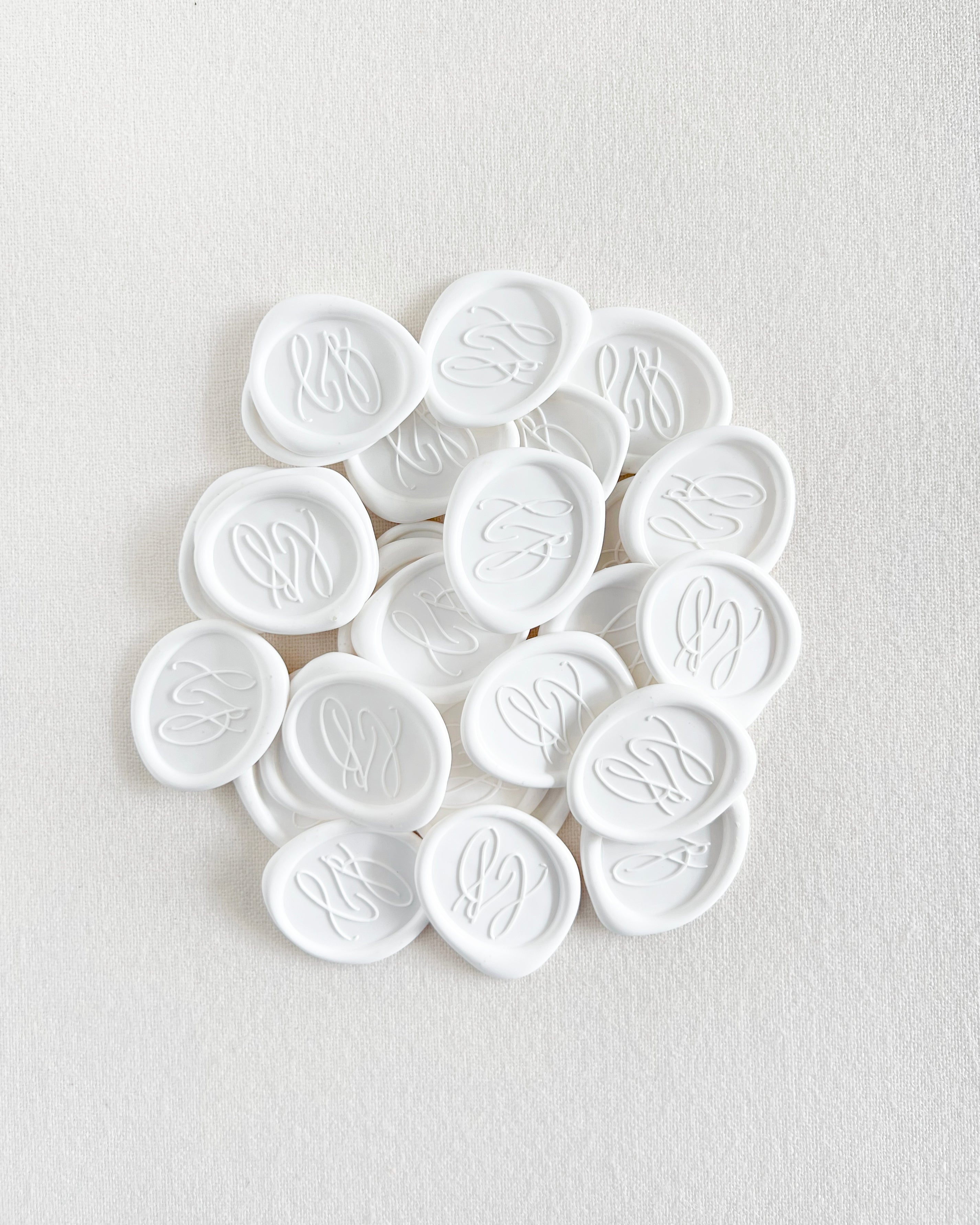 White Custom Wax high quality Seals, Luxury Addition to Your Sets Multiple Colours Available Monogram Wax Seal, Self-Adhesive Wax Seals