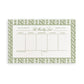 Garden Trellis Weekly Agenda Notepad