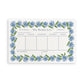 Hydrangea Weekly Agenda Notepad