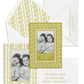 Chartreuse Peace and Joy Holiday Card