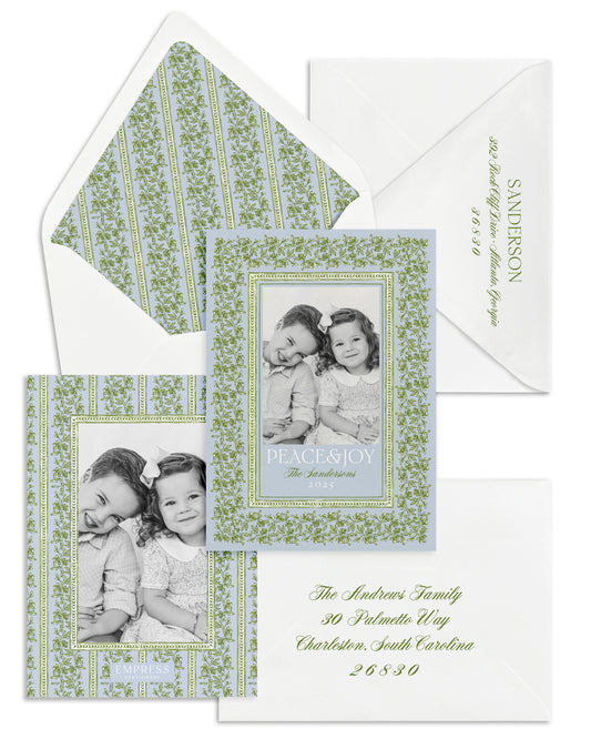 Peace and Joy Holiday Card