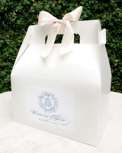 Vera Welcome Box Label – Empress Stationery