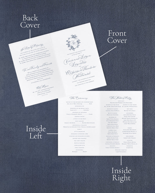 Folded Program Folded Programs – Empress Stationery