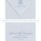 Augusta Blue Floral Save the Date