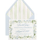 Luxury blue floral save the dates featuring hand-painted watercolor flowers, premium cardstock, and coordinating envelope liners for elegant weddings.