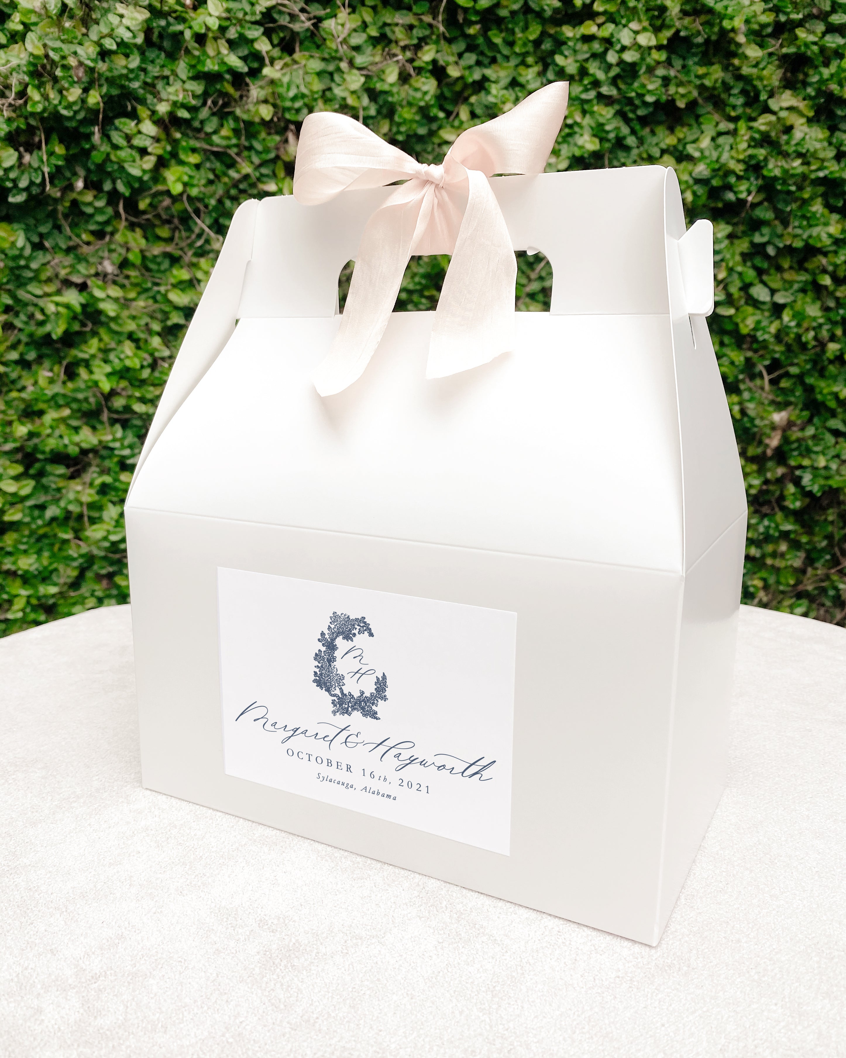 Margaret Welcome Box Label – Empress Stationery