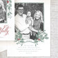 Mistletoe and Holly Christmas Card